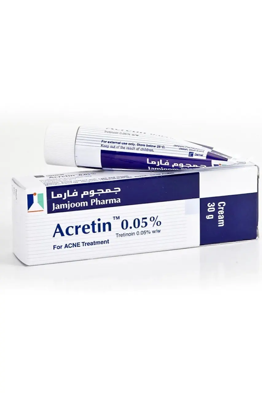 کرم ضد جوش و لایه‌بردار اکرتین جمجوم فارما (Acretin)