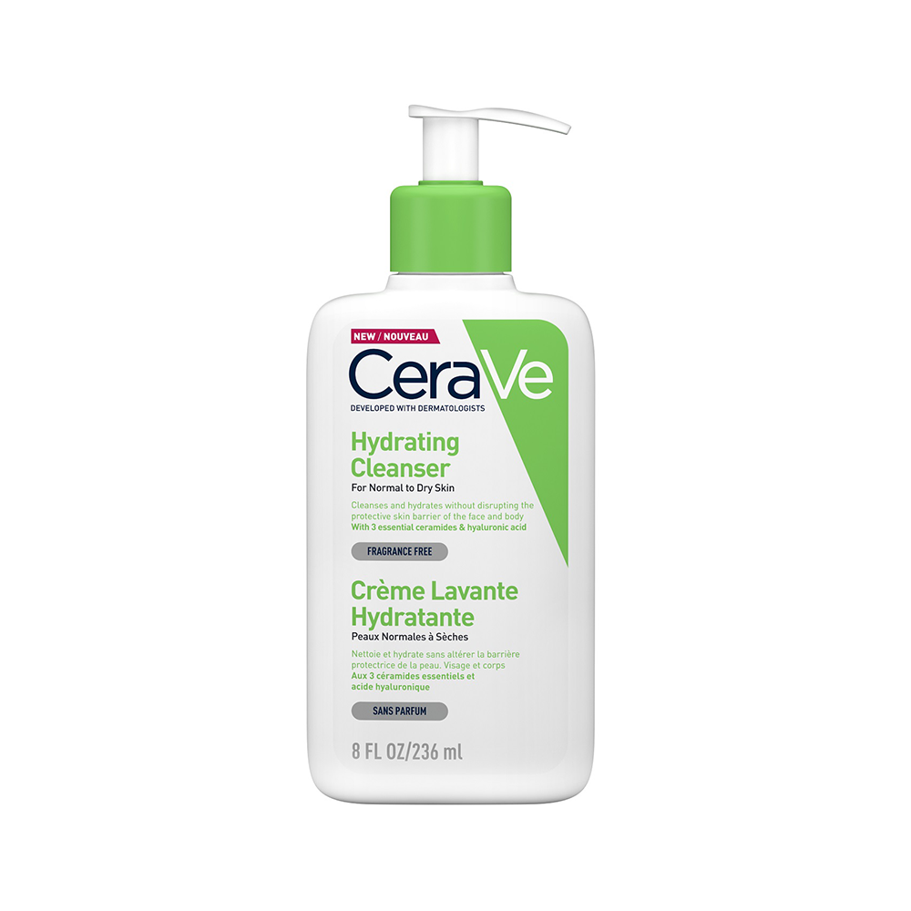 شوینده صورت سراوی پوست خشک  (CeraVe Hydrating Cleanser) – ساخت فرانسه