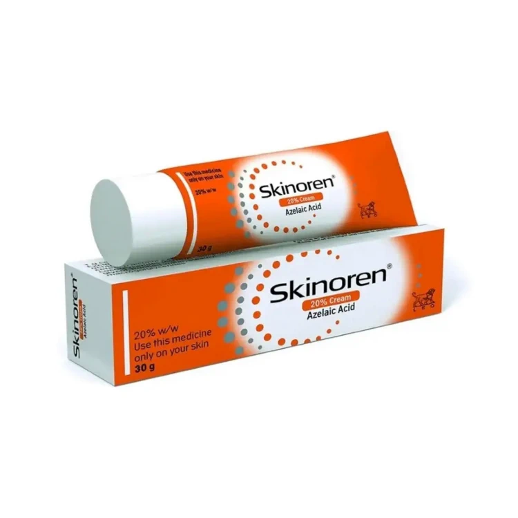 کرم ضدجوش آزلائیک اسید ۲۰٪ اسکینورن | Skinoren 20% Cream Azelaic Acid 30 gr