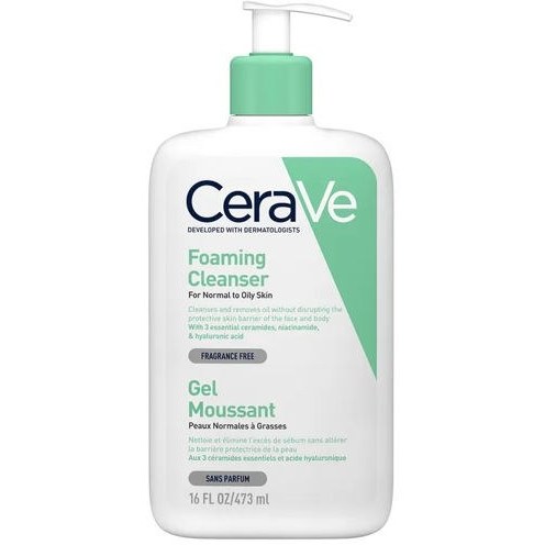 فوم شستشوی سراوی پوست نرمال تا  چرب 473 میلی Cerave Foaming Cleanser
