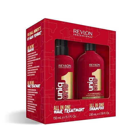 ست اسپری و شامپو 10 کاره رولون یونیک وان Revlon Uniq One