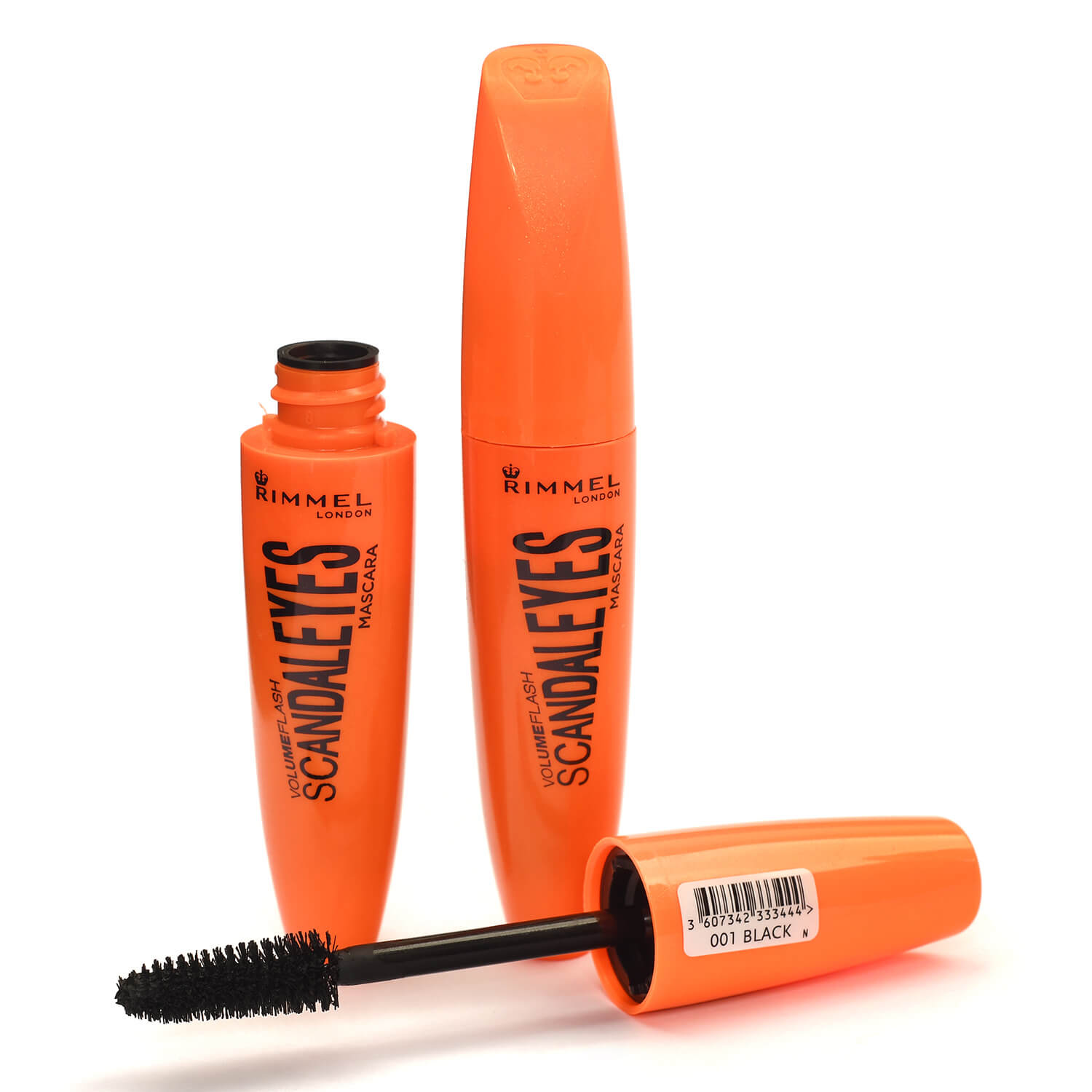 ریمل بدون سرب حجم دهنده ریمل لندن نارنجی مدل Scandal Eyes Volume Flash