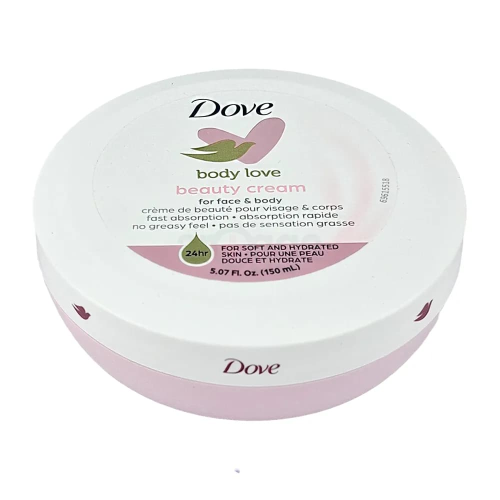 کرم کاسه‌ای مرطوب‌کننده داو سری بادی لاو (Dove Body Love) حجم ۱۵۰ میل