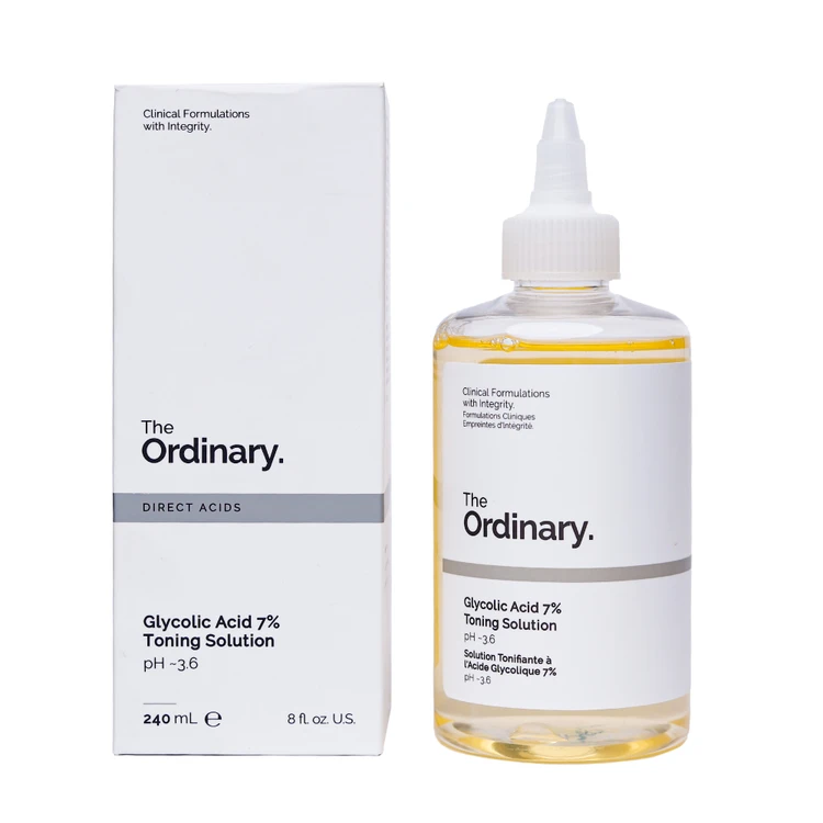 تونر لایه‌بردار و روشن‌کننده گلیکولیک اسید ۷٪ اوردینری (The Ordinary) - حجم ۲۴۰ میل