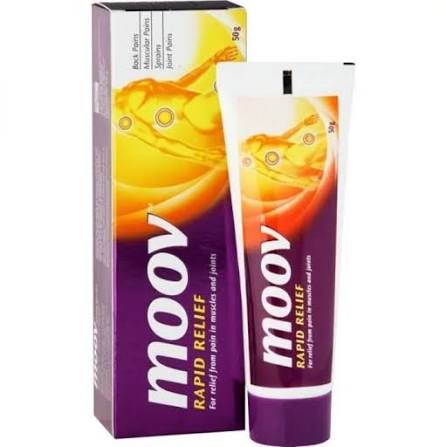 پماد تسکین فوری درد عضلات و مفاصل موو (Moov) - وزن ۱۰۰ گرم