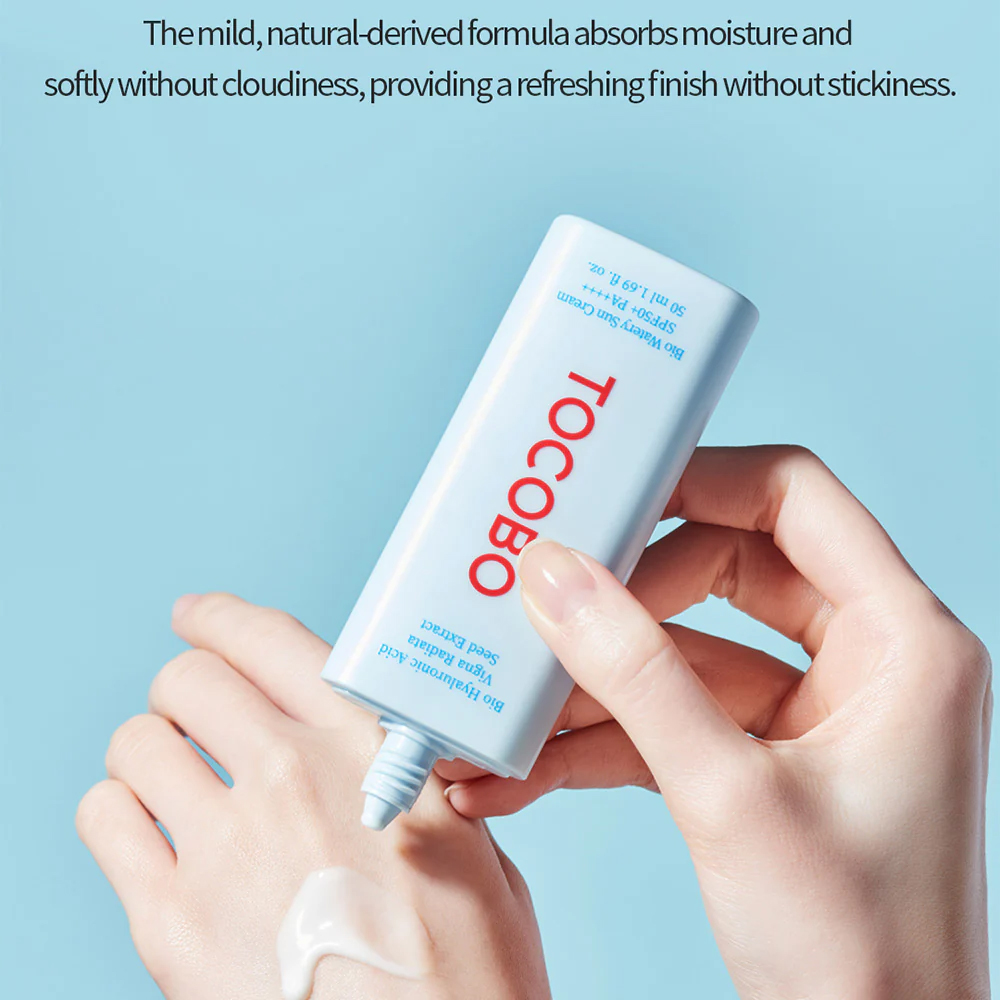 ضد آفتاب کرمی بیو واتری توکوبو SPF50+ PA++++ حجم 50 میل | Tocobo Bio Watery Sun Cream